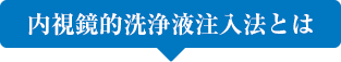 内視鏡的洗浄液注入法とは